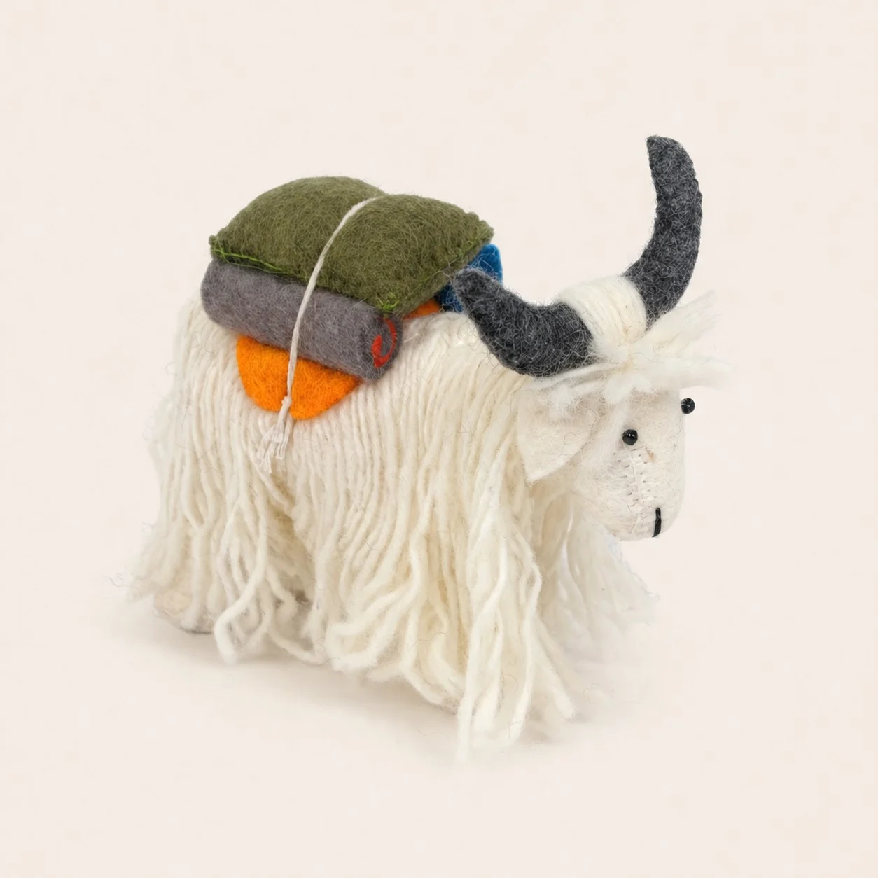 Handmade Nepal Wool Felt Yak Ornament