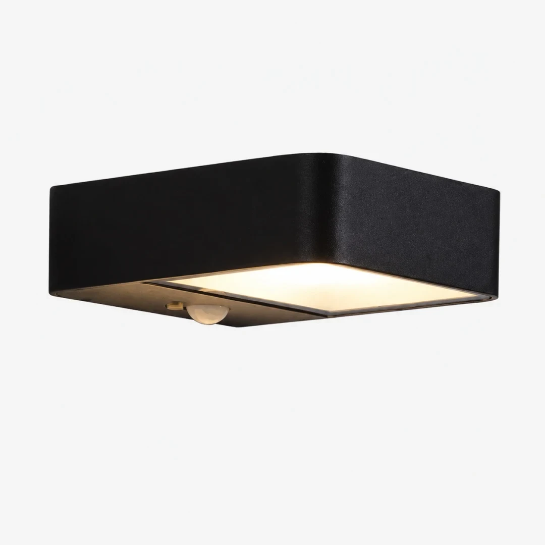 Style D black outdoor wall lamp