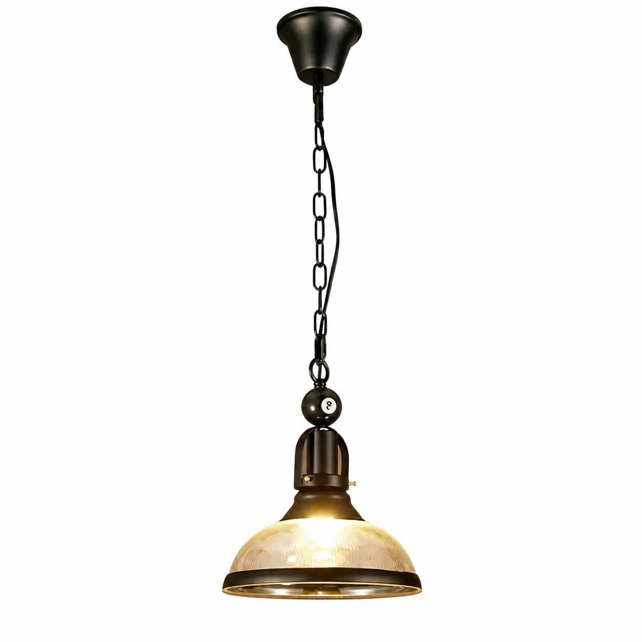 Single-head glass pendant