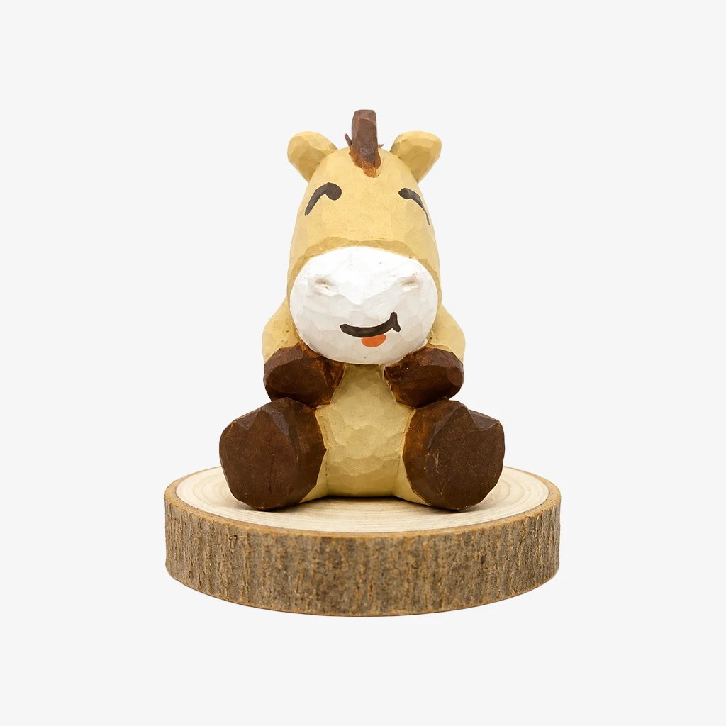 Hand-Carved Wooden Animal Figurines