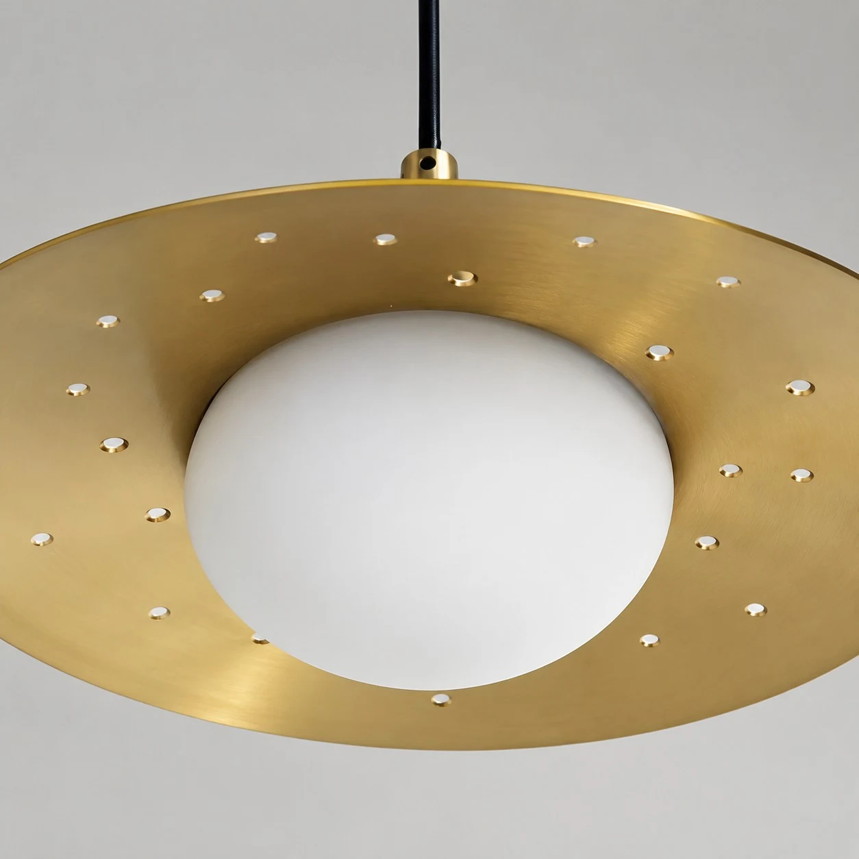 Modern UFO Mini Pendant Light diffuser detail