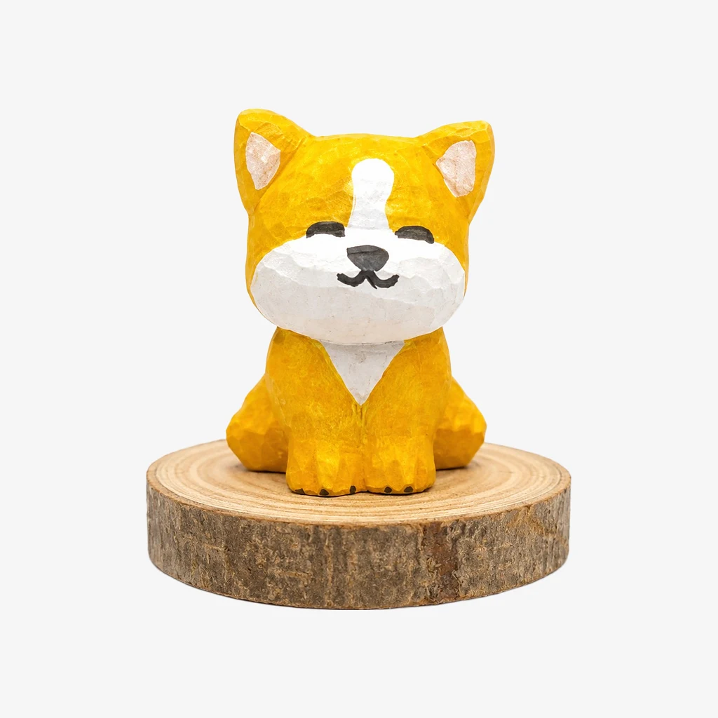 Hand-Carved Wooden Animal Figurines