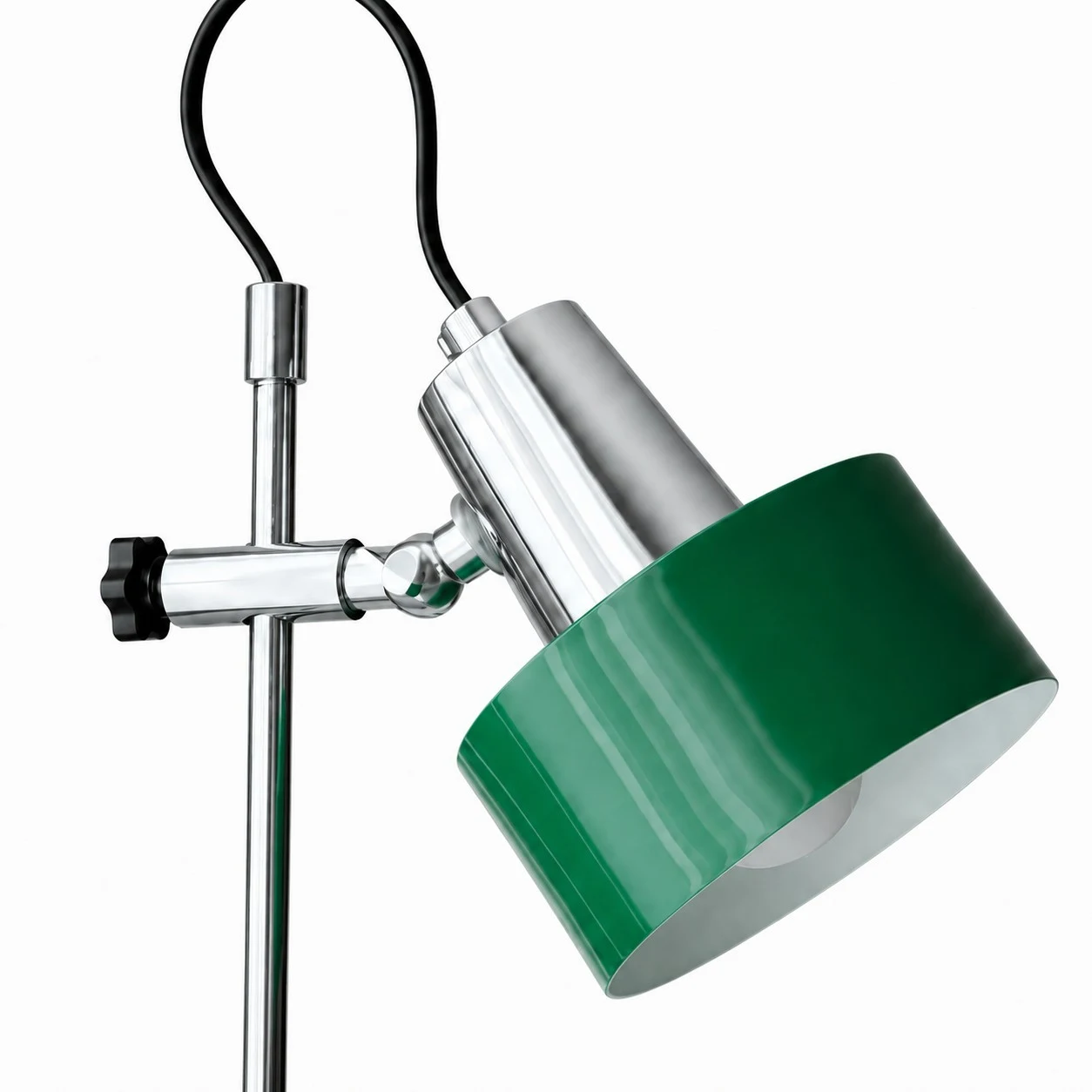 Vintage green adjustable shade detail