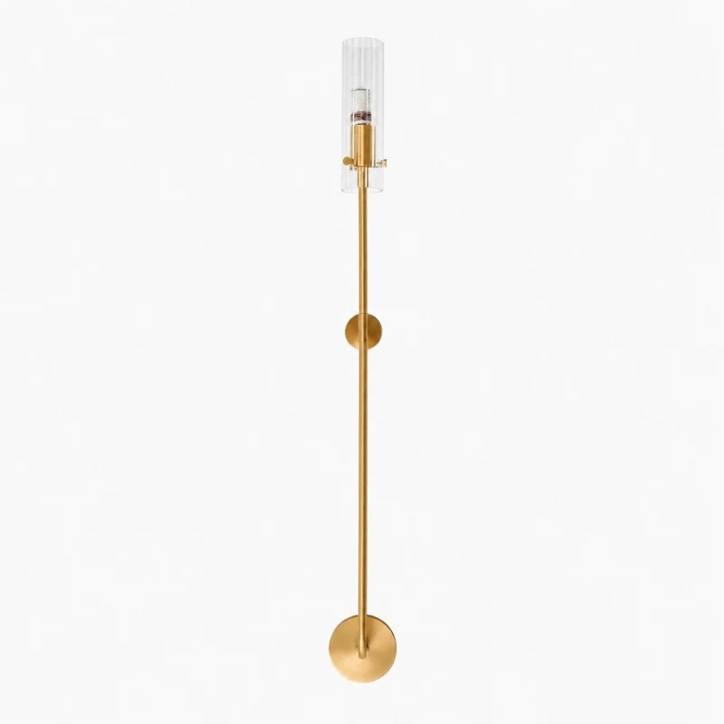 Brass wall sconce SKU