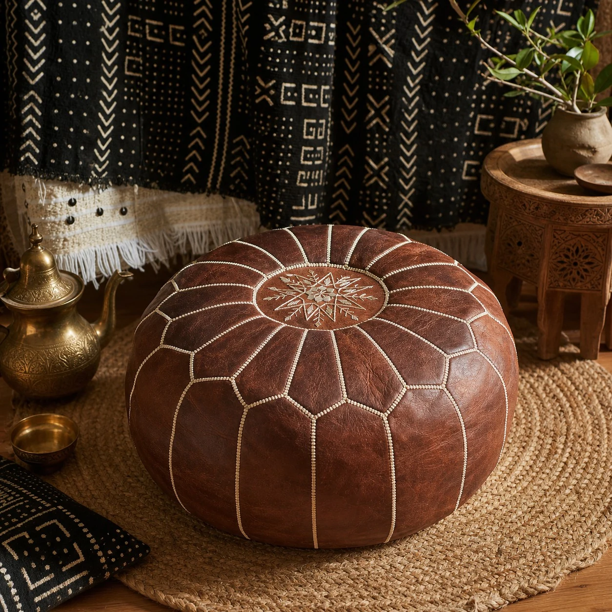 Bohemian styling without taking over the room