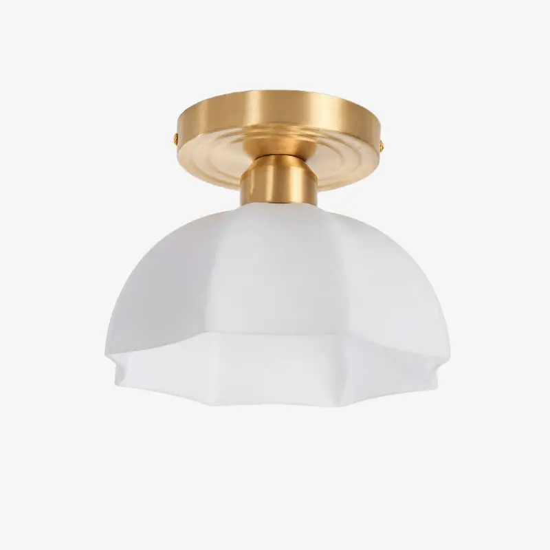 Style A brass ceiling light