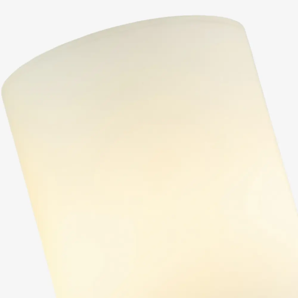 Clear glass shade detail