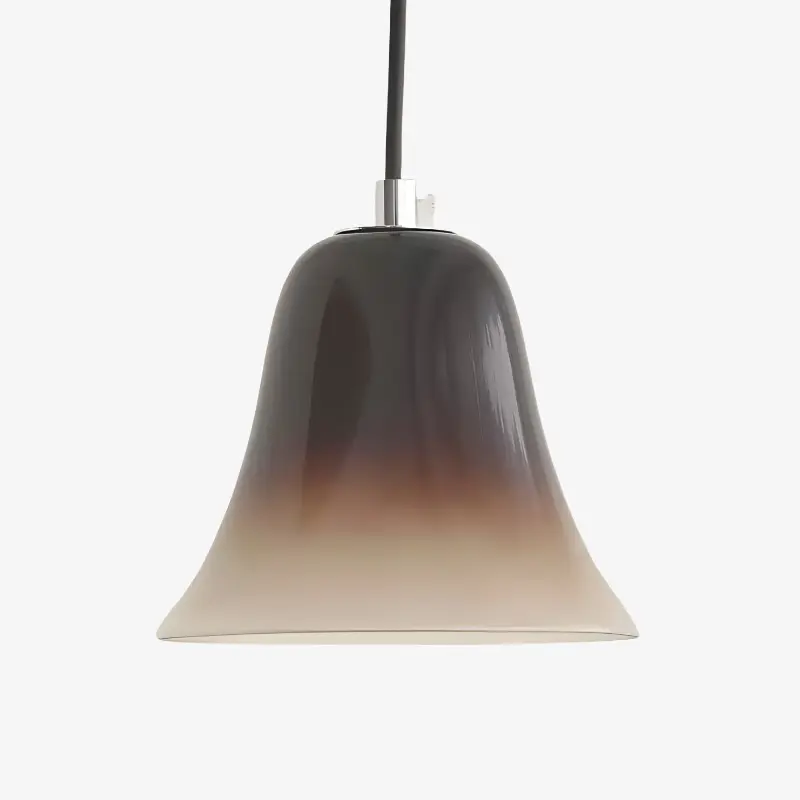 Black Coffee gradient glass pendant light
