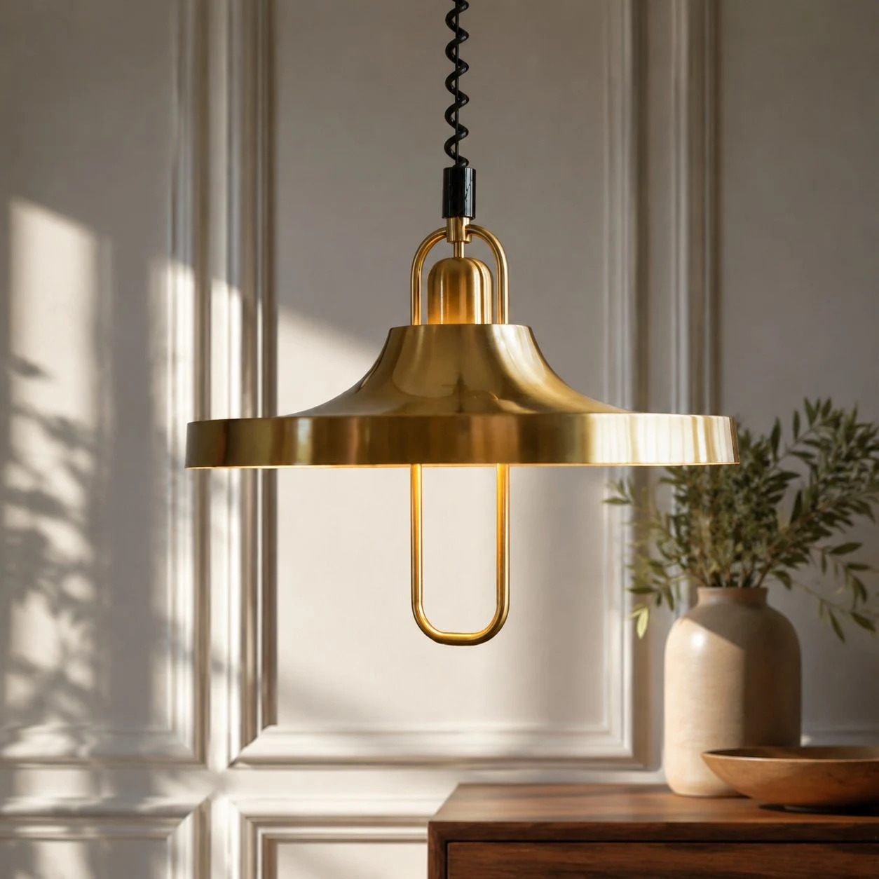Bauhaus Adjustable Pull-Down Pendant Light