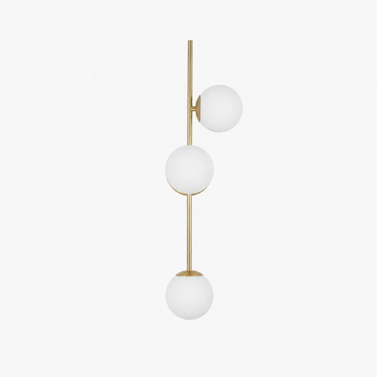 Gold right-facing wall sconce