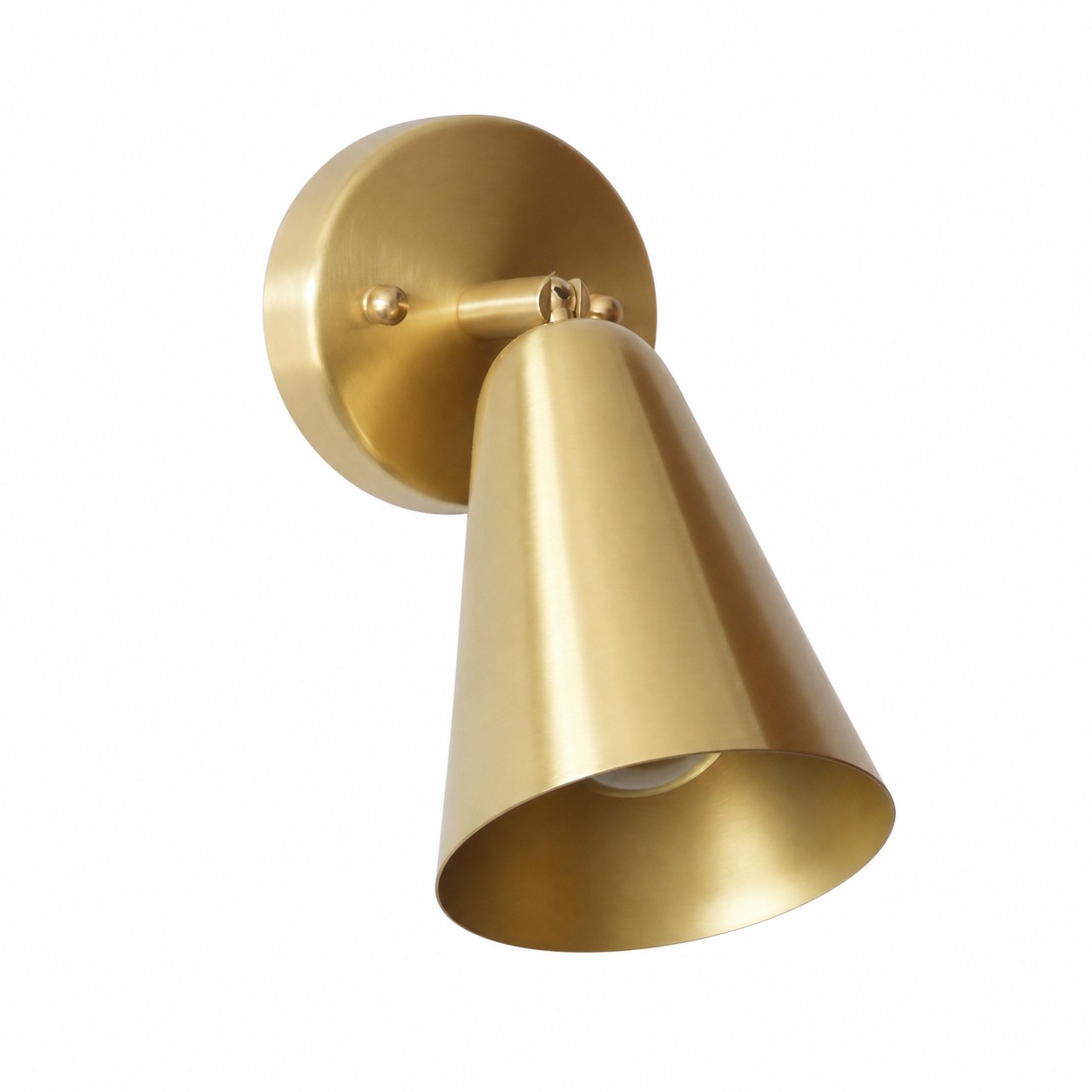 Vintage wall sconce finish option
