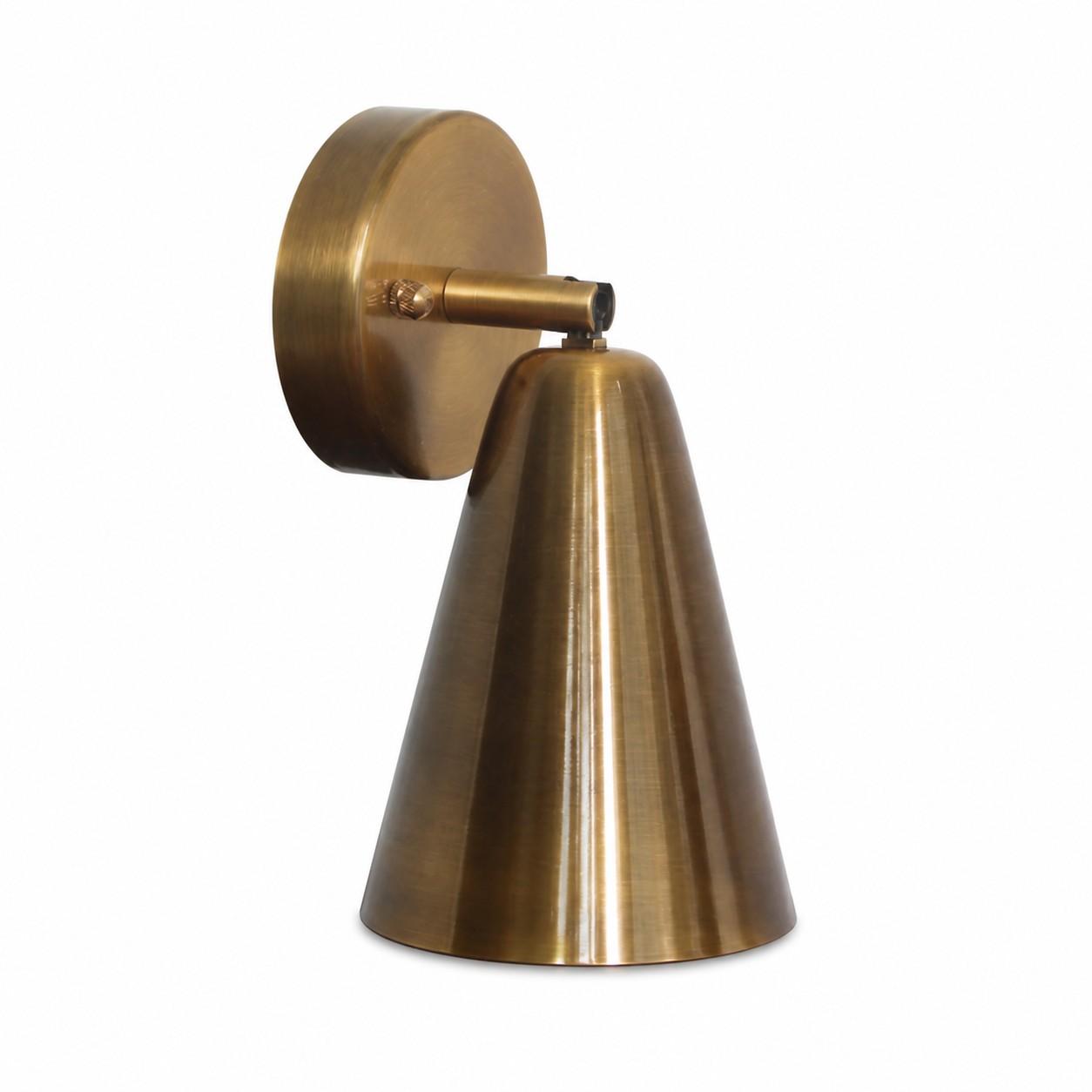 Vintage wall sconce finish option